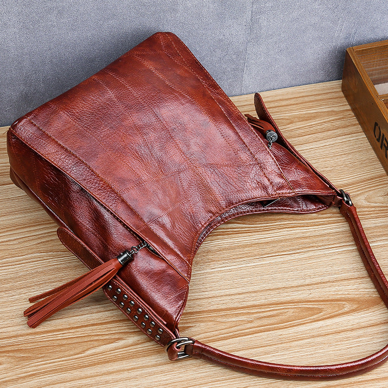 Handbag Large Capacity Mother Bag Pu Leather