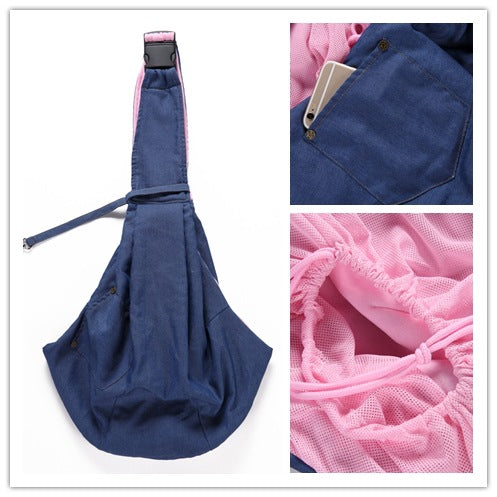 Pet Bag One-shoulder Skew Spanner Breathable Dog