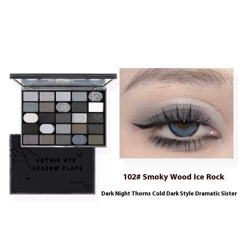 Cahill Dark Goth Eye Shadow Plate Multi-purpose Shimmer Matte Per Plate
