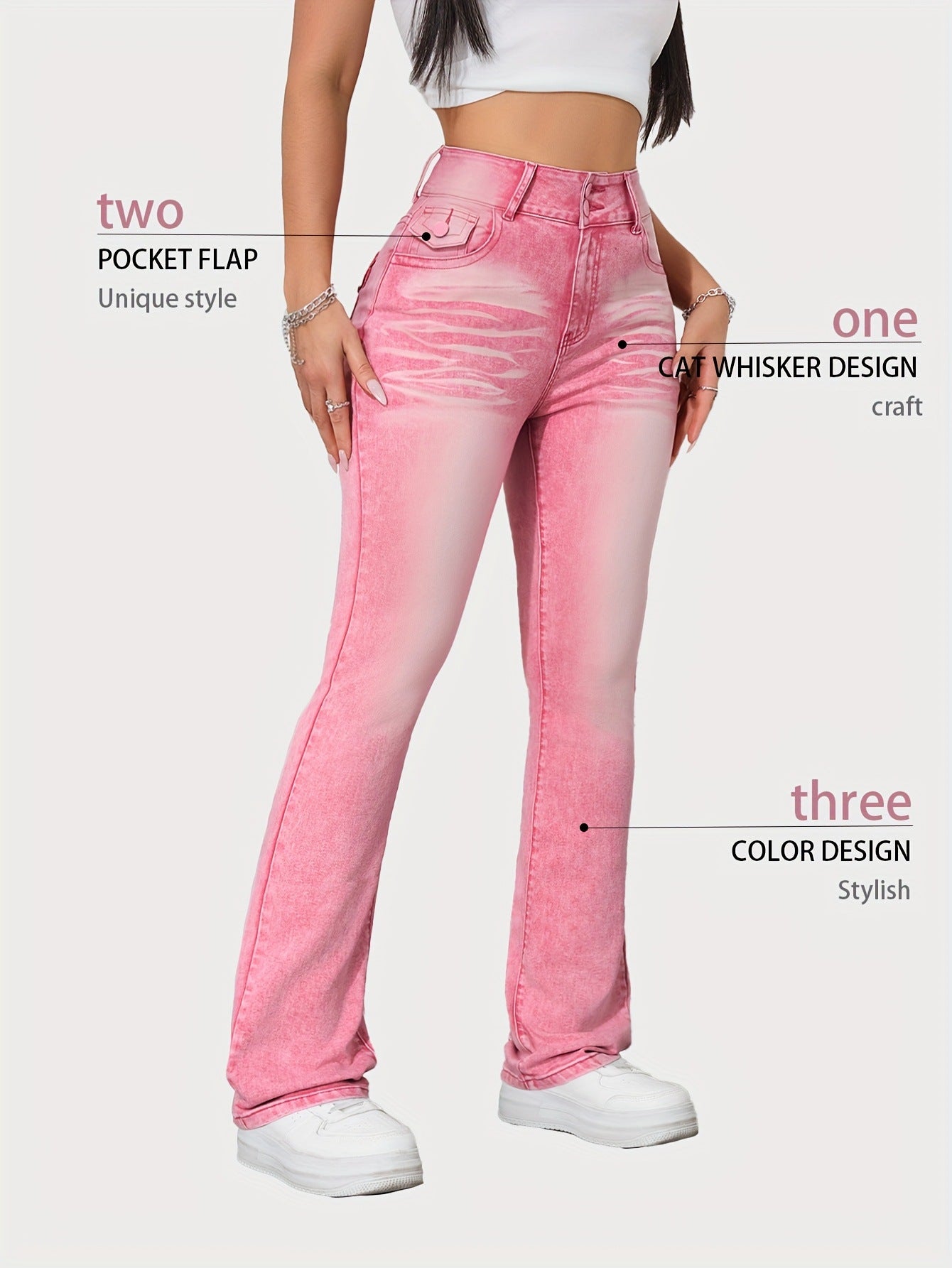 High-elasticity Colorful Candy Colored Jeans