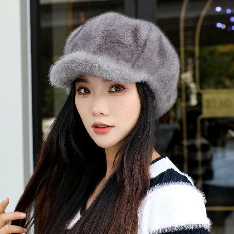 Fleece-lined Insulated Baseball Cap With A Chin Strap For Extra Warmth
