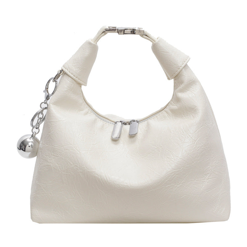 High-grade Light Luxury Glossy Dumpling Bag Casual