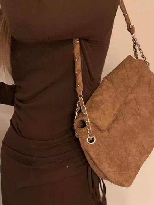 Single Shoulder Chain Pack Korean Gentle