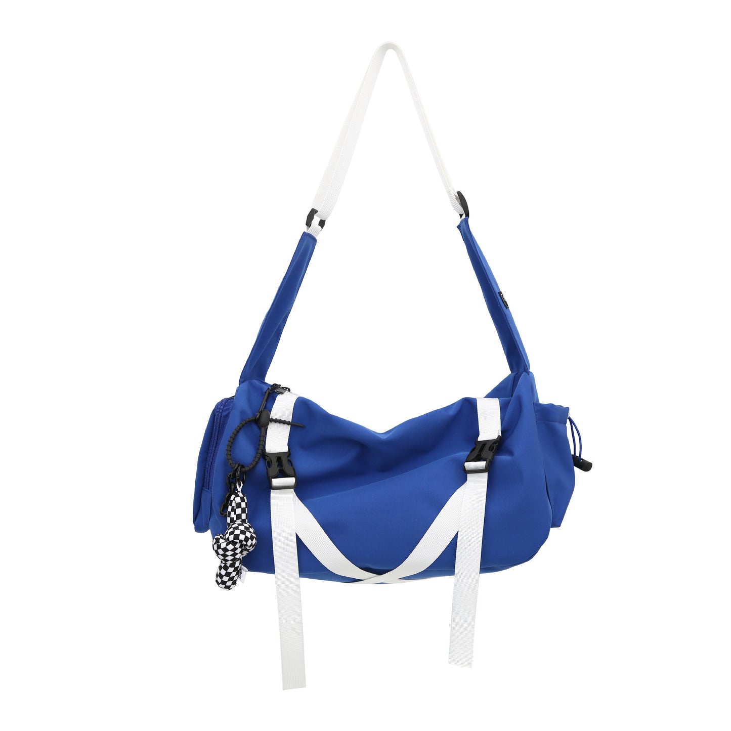 Men's And Women's Fashionable Large Capacity Wide Shoulder Strap Crossbody Bag