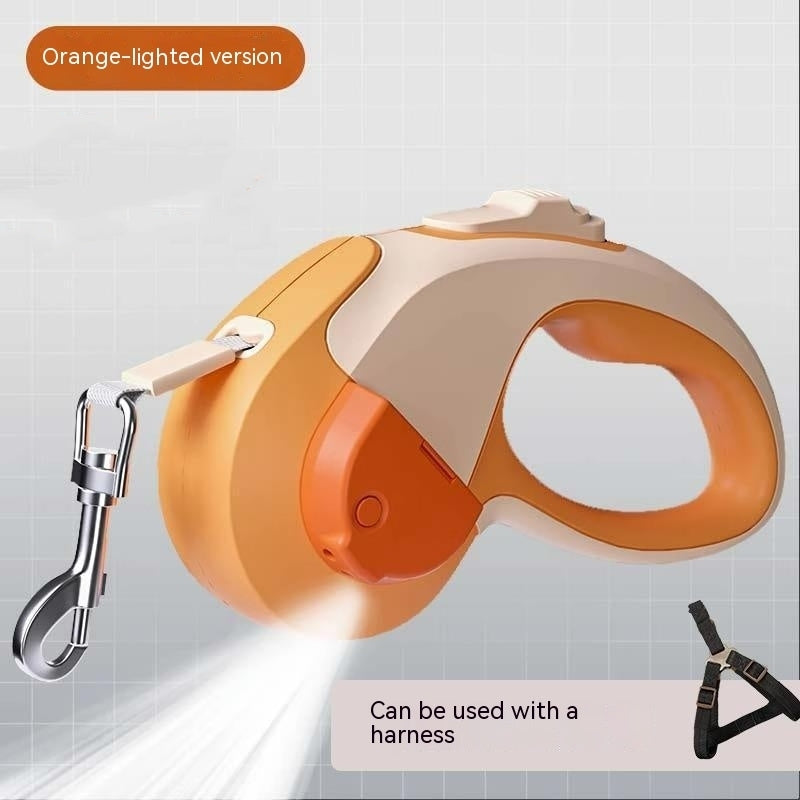 Retractable Luminous Automatic Hand Holding Rope Outing Pet Supplies