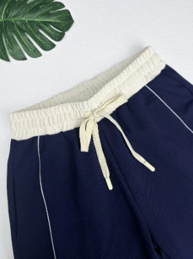 Fashionable Side Reflective Striped Sports Pants