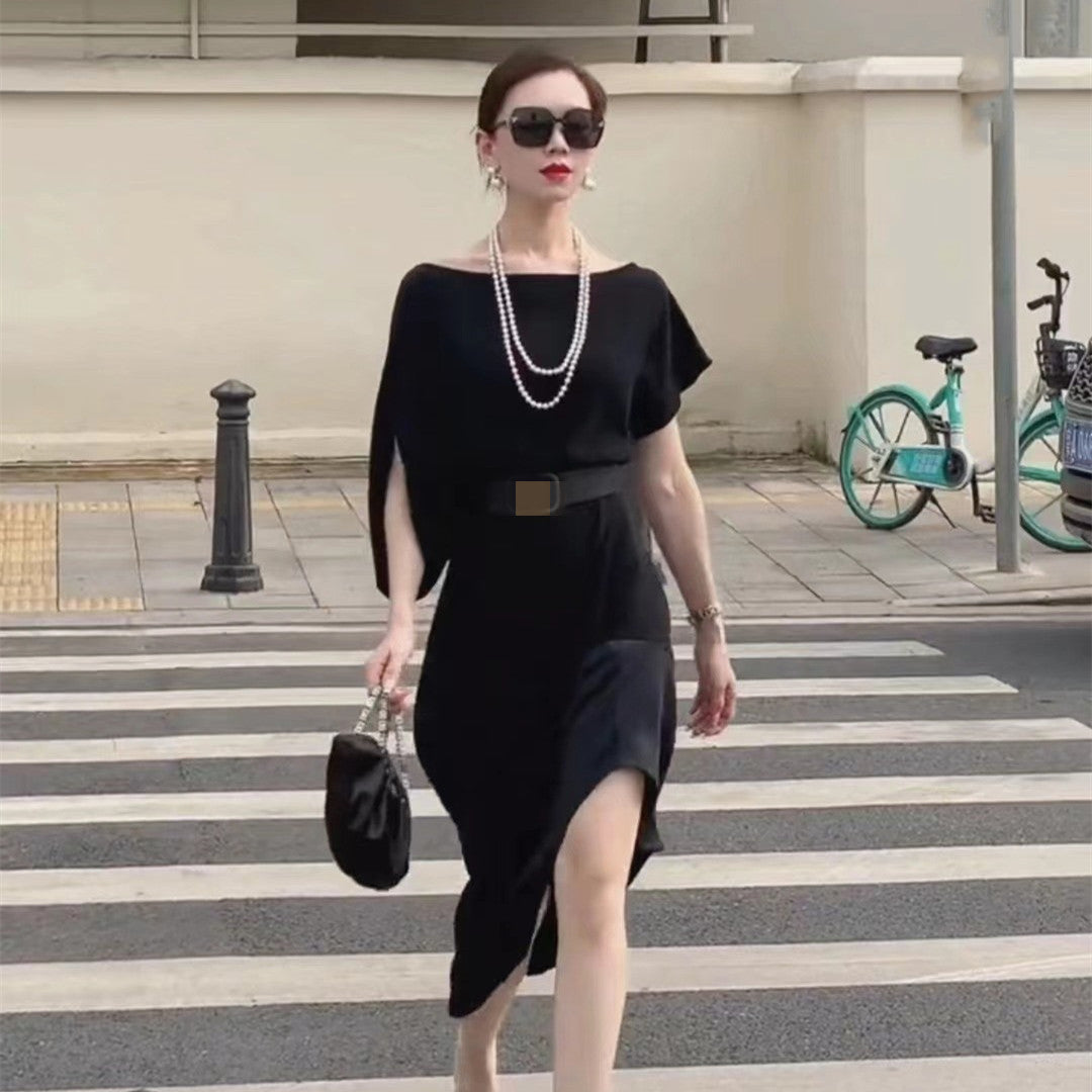 European Red High-end Temperament Dress