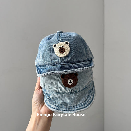 Small-month Baby Peaked Cap Spring And Autumn Denim Sunshade
