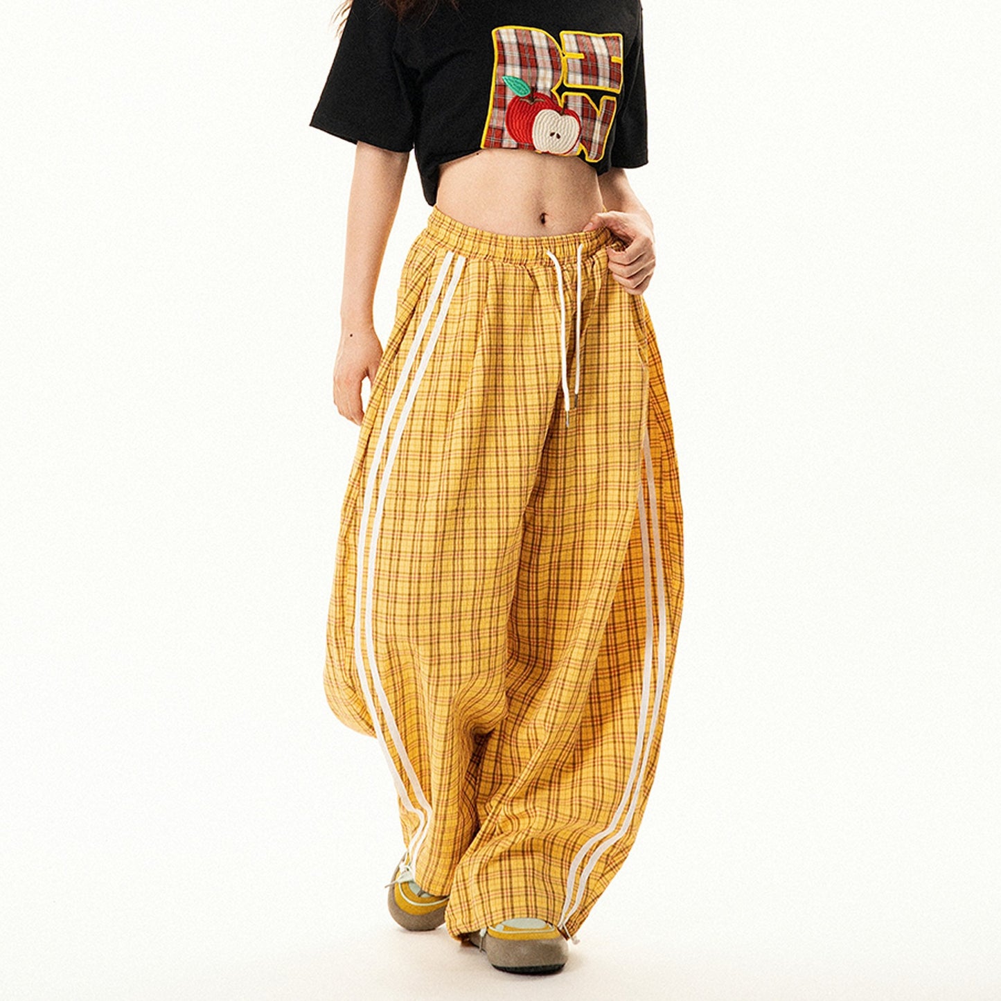 Loose Straight Drooping Wide Leg Pants Dopamine Girlfriends Clothes