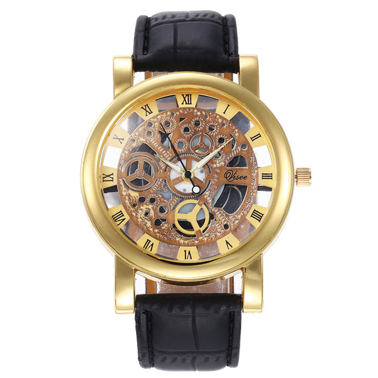 Glasses Big Dial Quartz Watch Wallet Gift Set