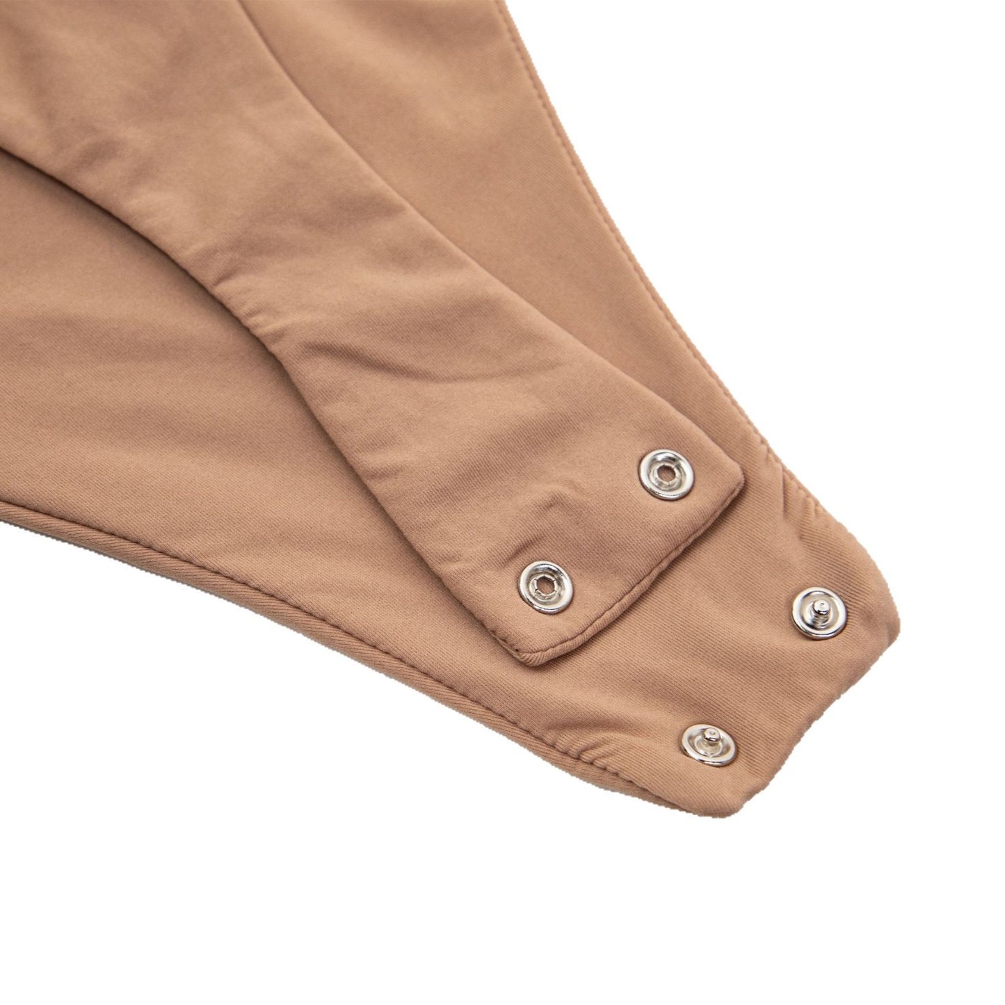 Sleeveless T-shaped Tight Soft Round Neck Jumpsuit Nude Feel Tights