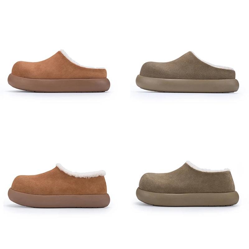 Thick-soled Small Potato Casual Shoes Slip-on Lazy Shoes Fleece-lined Warm Cotton Shoes