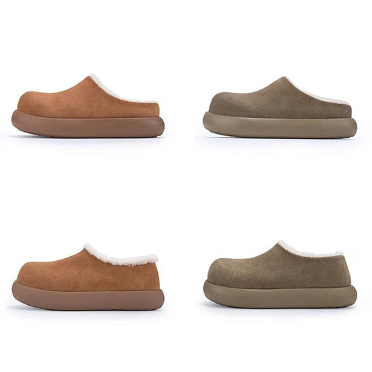 Thick-soled Small Potato Casual Shoes Slip-on Lazy Shoes Fleece-lined Warm Cotton Shoes