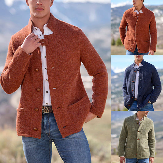 Casual Mid-length Coat And Trench Coat Men
