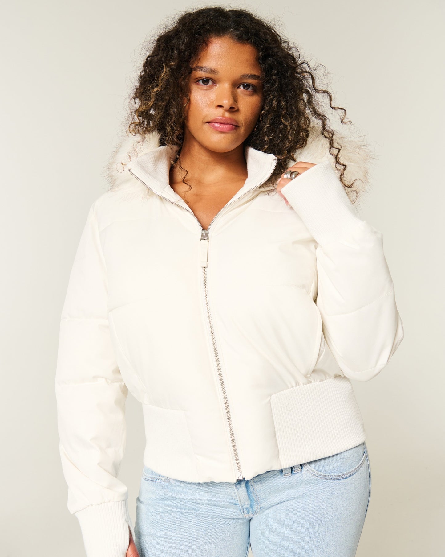 Casual Style Thermal Cotton-padded Coat