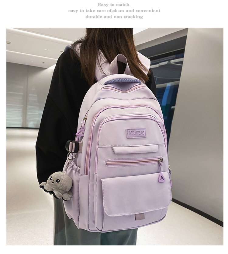 Simple Large Capacity Travel Backpack For Women Casual Japanese