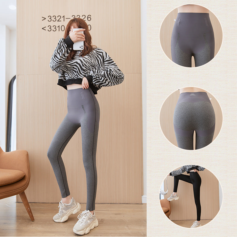Hip Lifting High Waist Shark Trousers