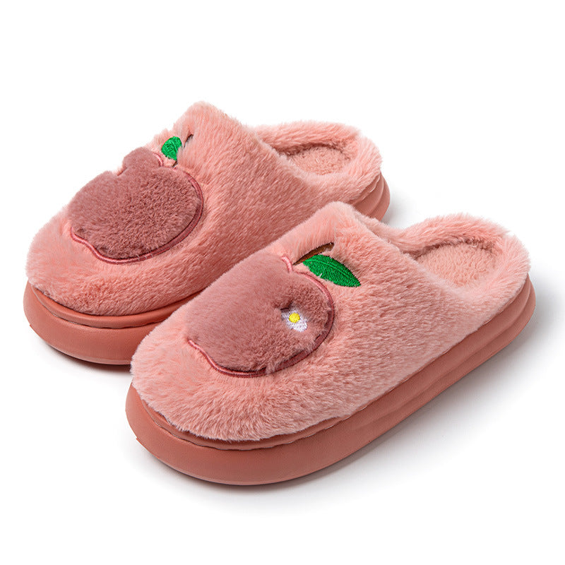 Women's Autumn And Winter Indoor Home Cotton Slippers