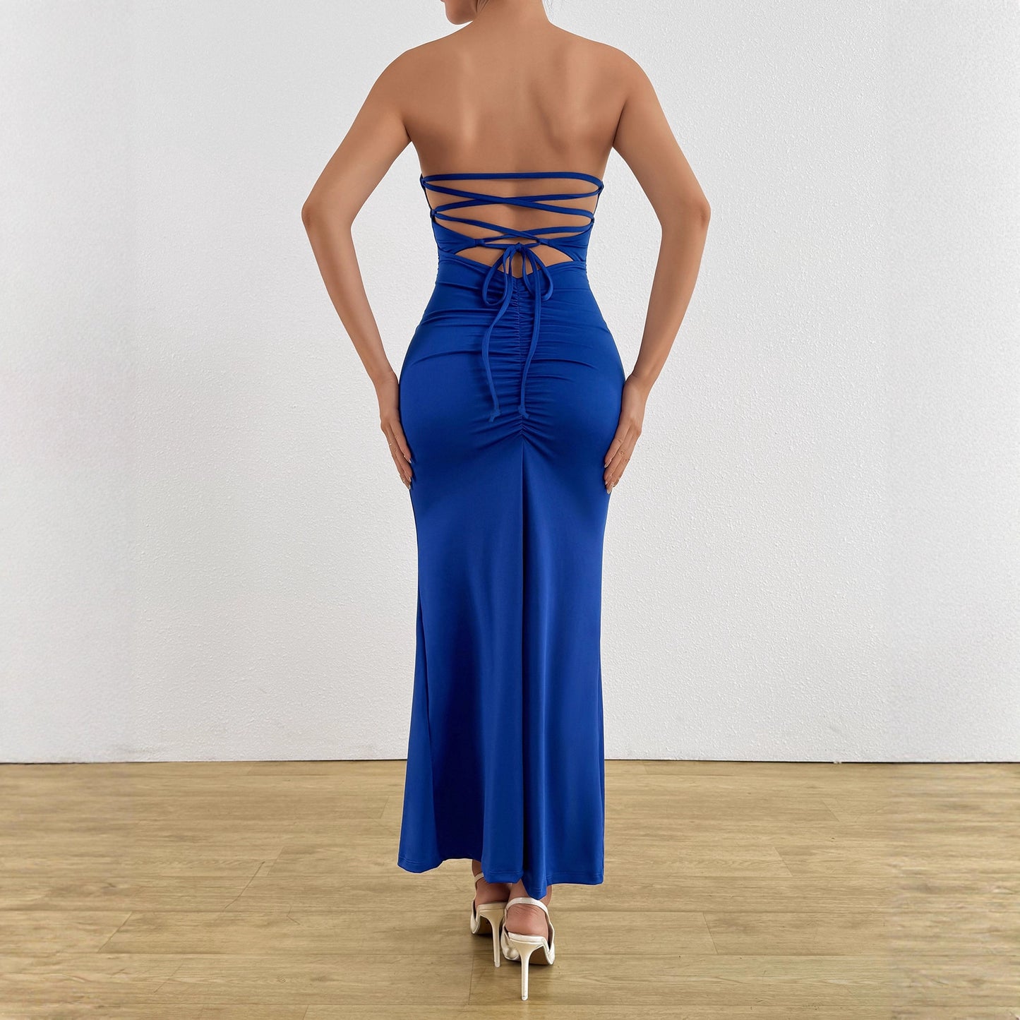 Sexy Cutout Backless High-End Sheath Dress