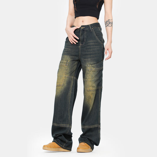 Fashion Brand Wide Leg Jeans