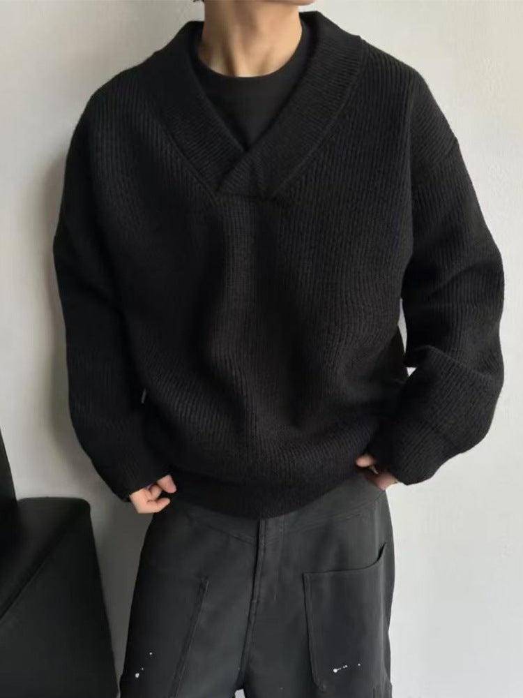 Layered Look With A Relaxed Knit Cardigan Over A Base Top