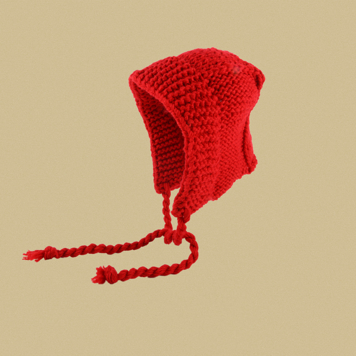 Christmas New Year Atmosphere Red Knitted Hat