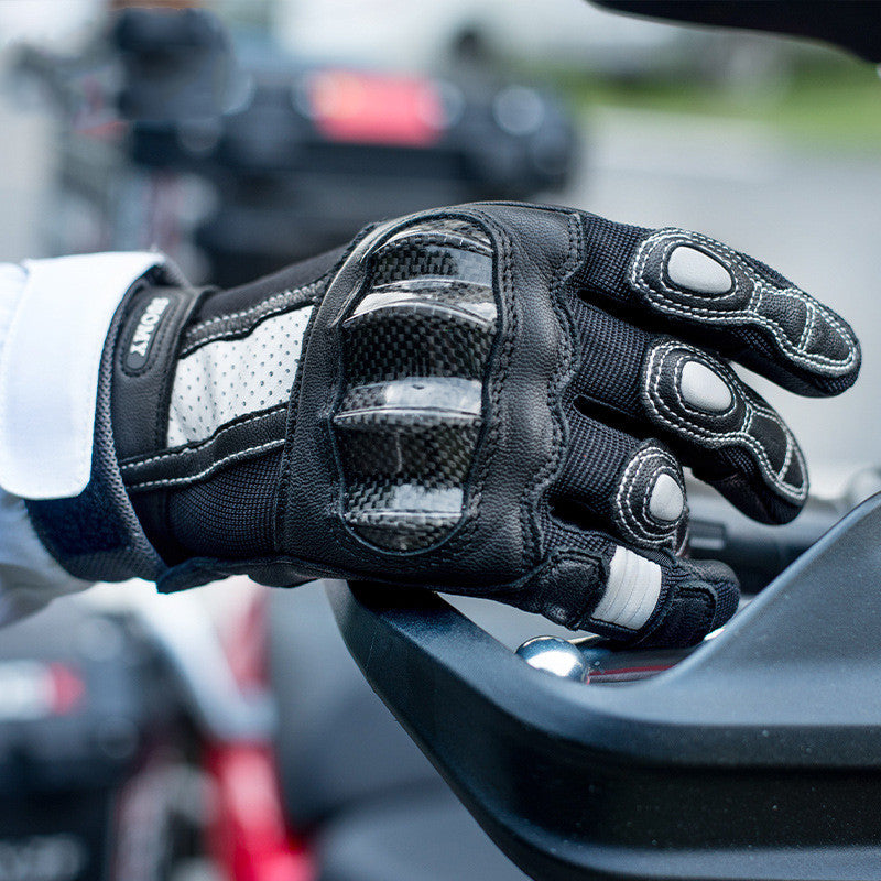Motorcykelhandsker Mænd Og Kvinder Fire Sæsoner Motorcykel Racing Læder Åndbar Slidstærk Retro Ridder Anti-fald Udstyr