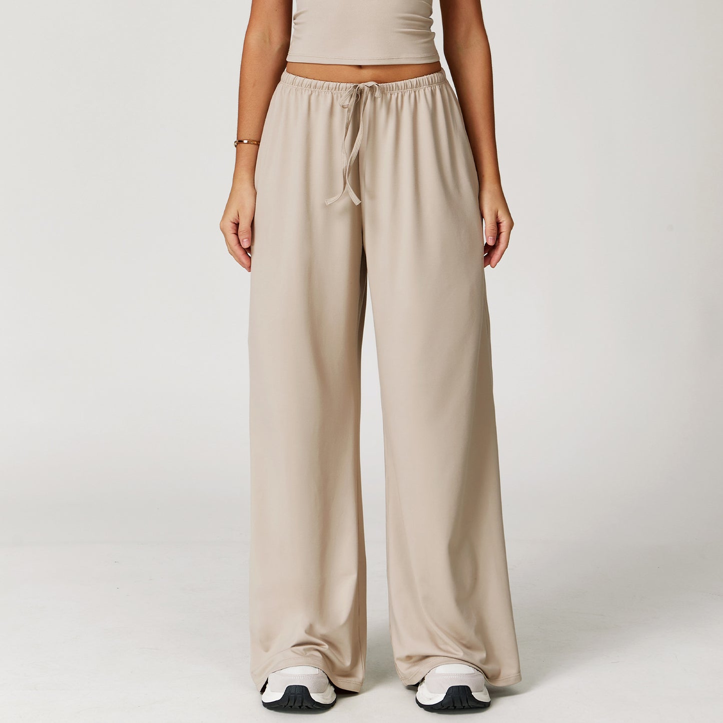 Brushed Trousers Pendant Wide Leg Loose Casual Pants For Women