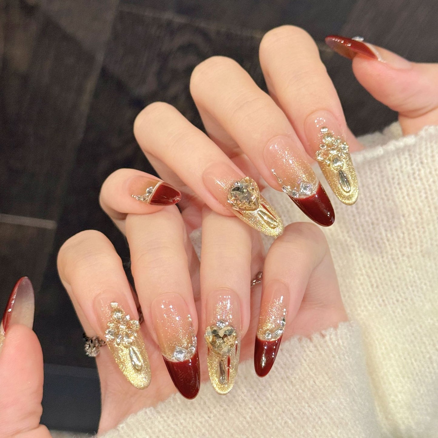 Nail Art Spring Little Flowers Summer Vibe Wearable Fake Nails