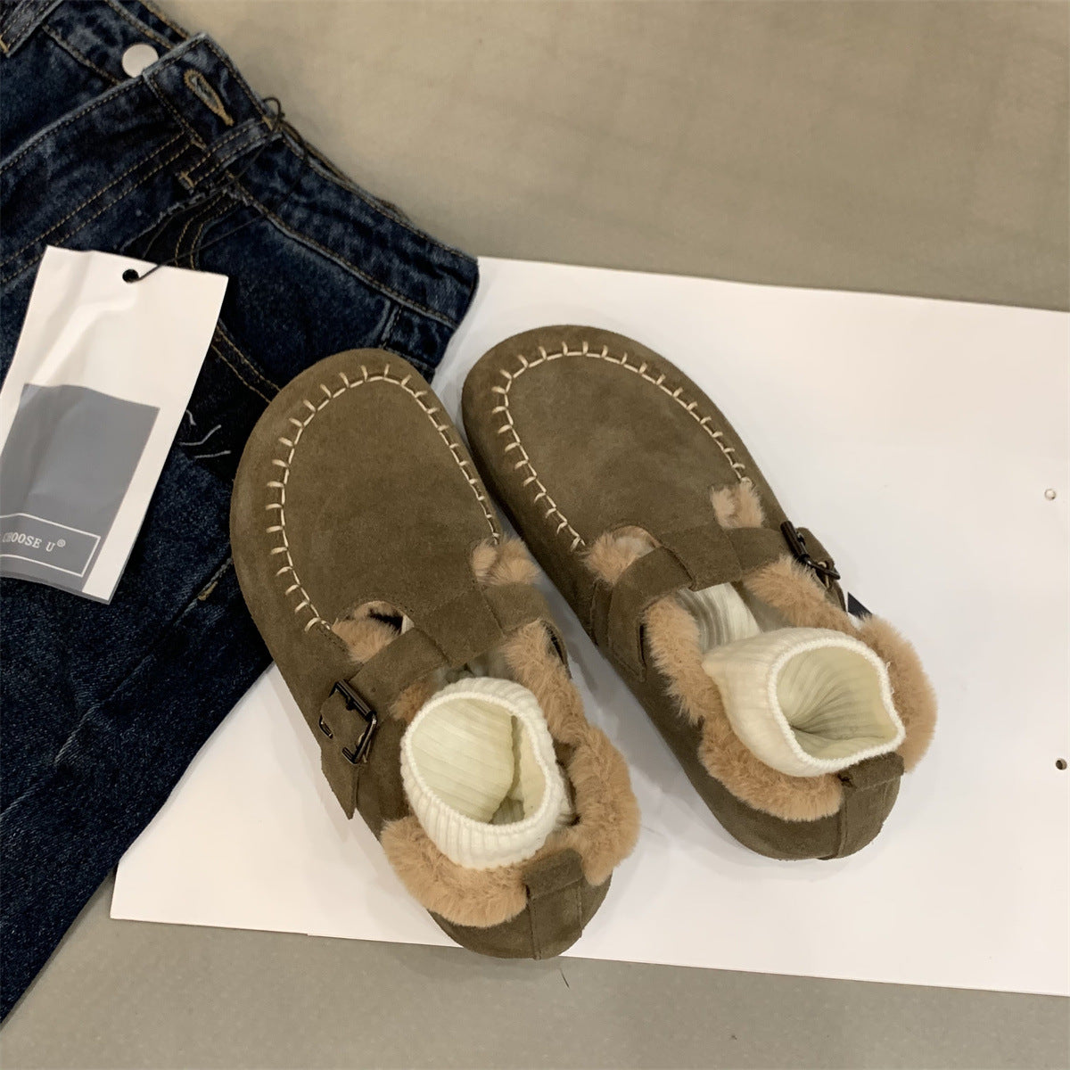 Women's Plush Snow Cotton Shoes