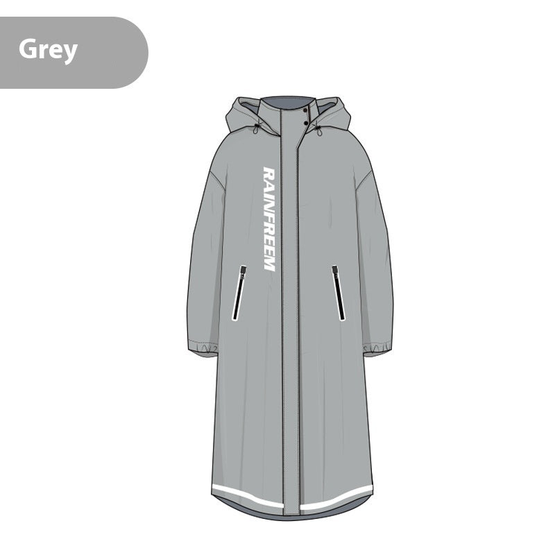 Electric Bike Raincoat Long Full Body Rain-proof One-piece Raincoat Battery Car