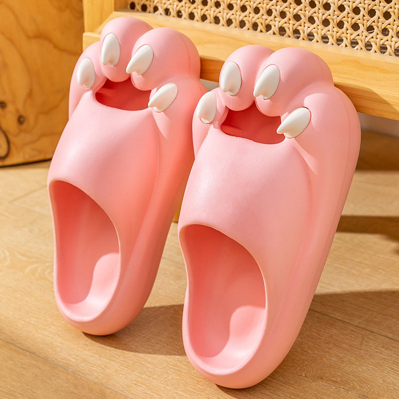 Women's Platform Non-slip Cute Cat Claw Slippers