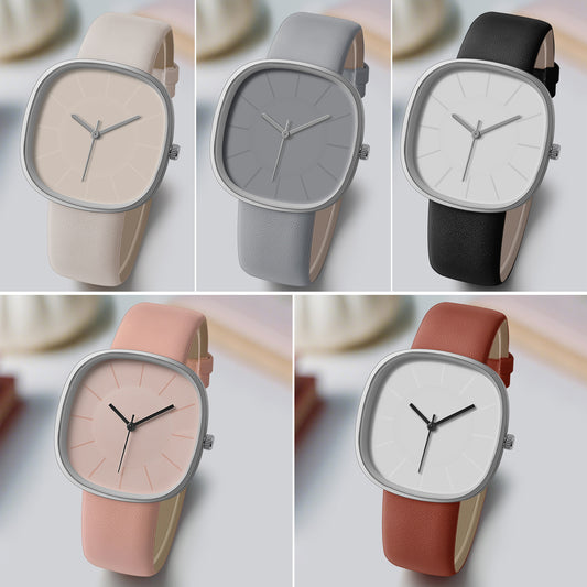 Niche High Sense Women's Cube Sugar Silicone Watch