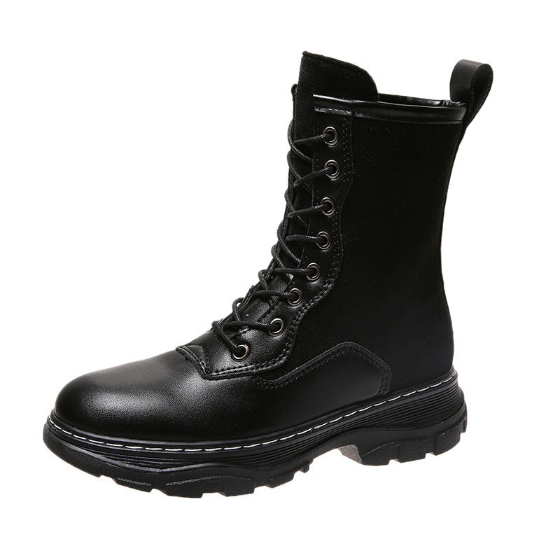 British Style Fashion Short Boots Casual Set Foot Thick Sole