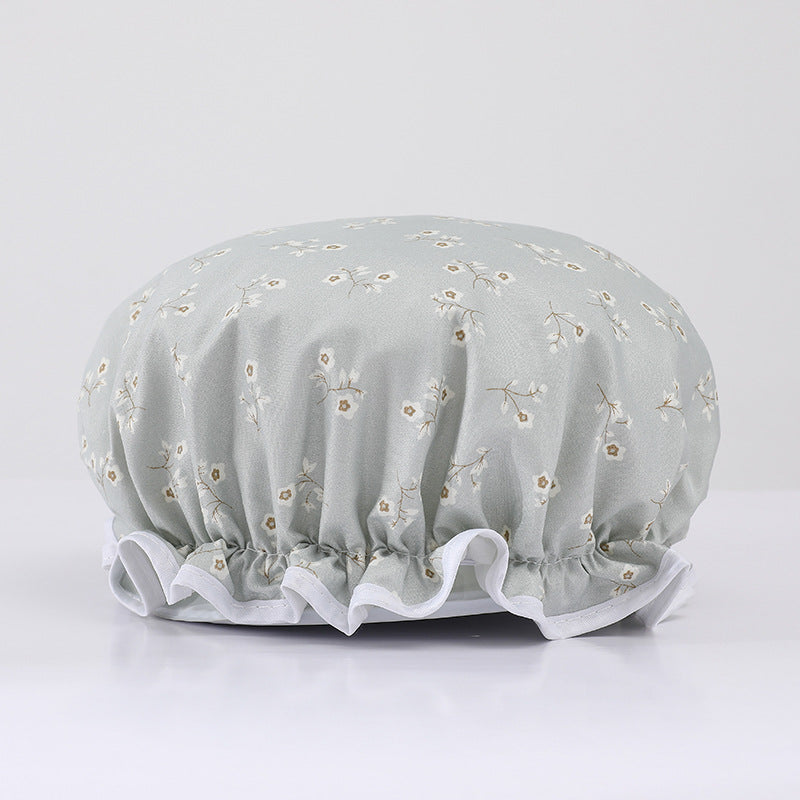 Double-layer Waterproof Shower Cap Disposable Hair
