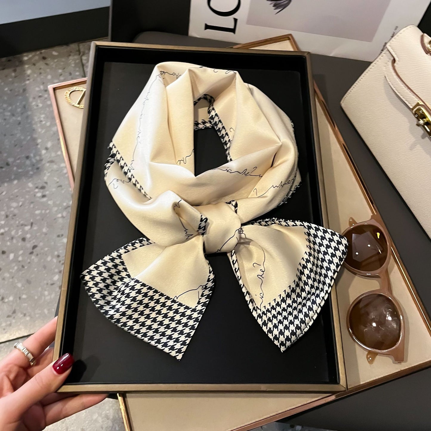 Fashion Silk High-grade Shawl Scarf