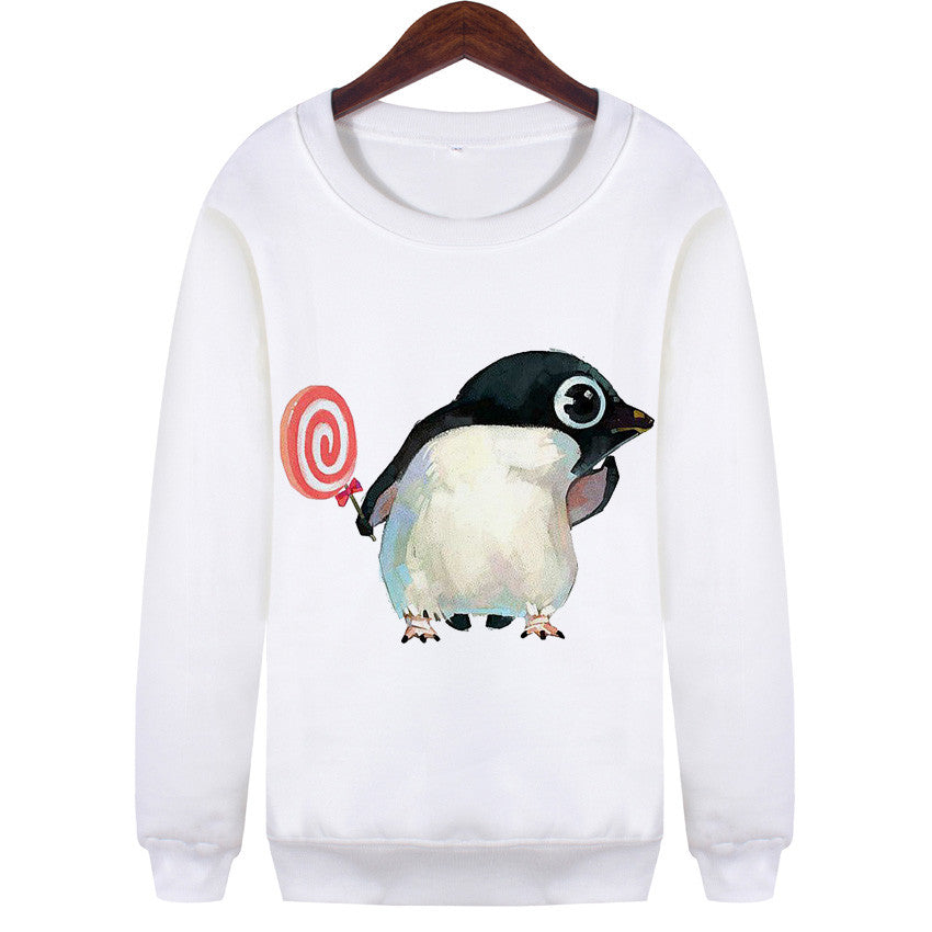 Loose Casual Men's And Women's Korean Style Loose Round Neck Top