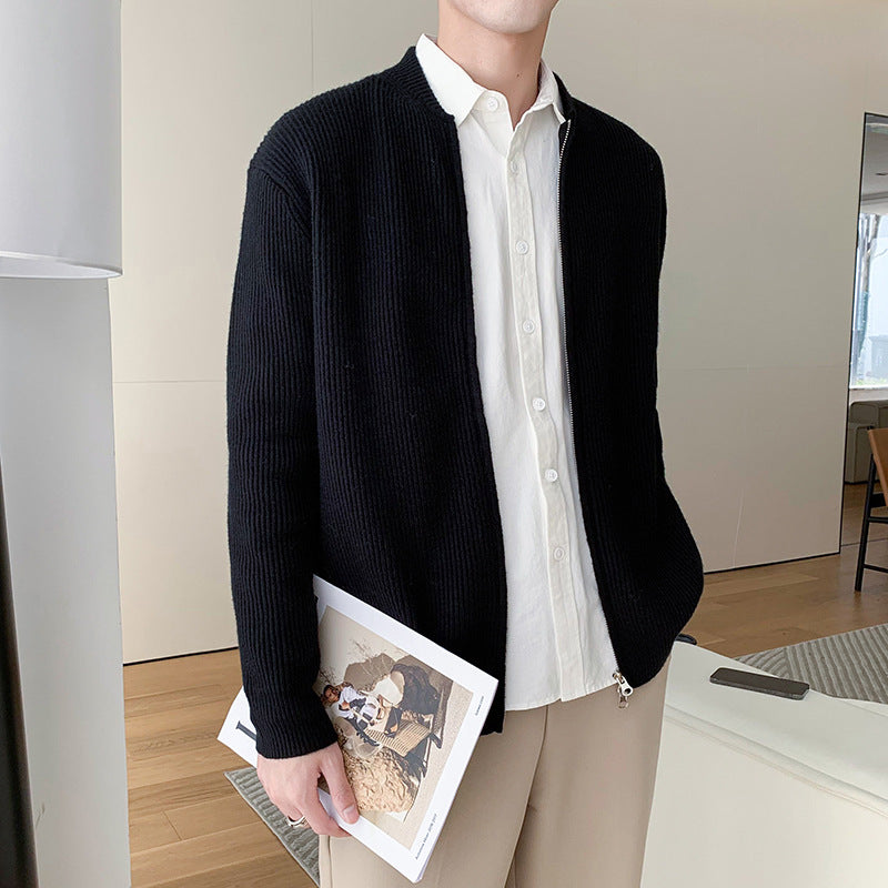 Sweater Youth Minimalist Solid Color Sweater