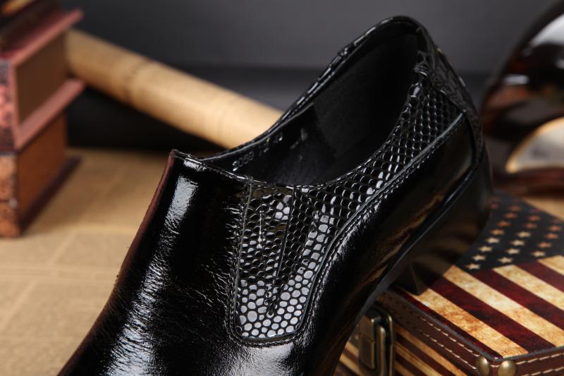 Bright Leather Summer British Trend Low-top Shoes Pointed Shoes Trendy Men's Shoes