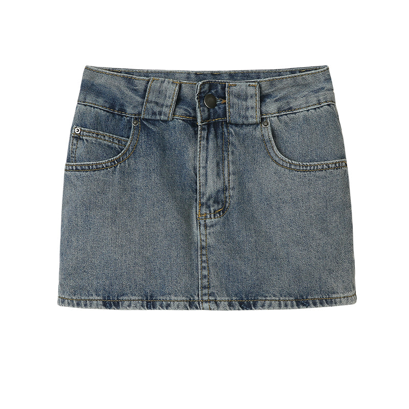 Cowboy Half Body Women's Bag Buttocks Short Skirt
