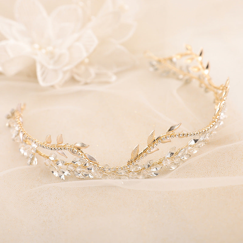 Brudekrone Rhinestone Krystal Legeringsmateriale