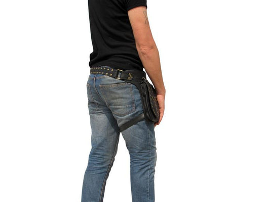 Medieval Punk European And American Retro Belt Satchel