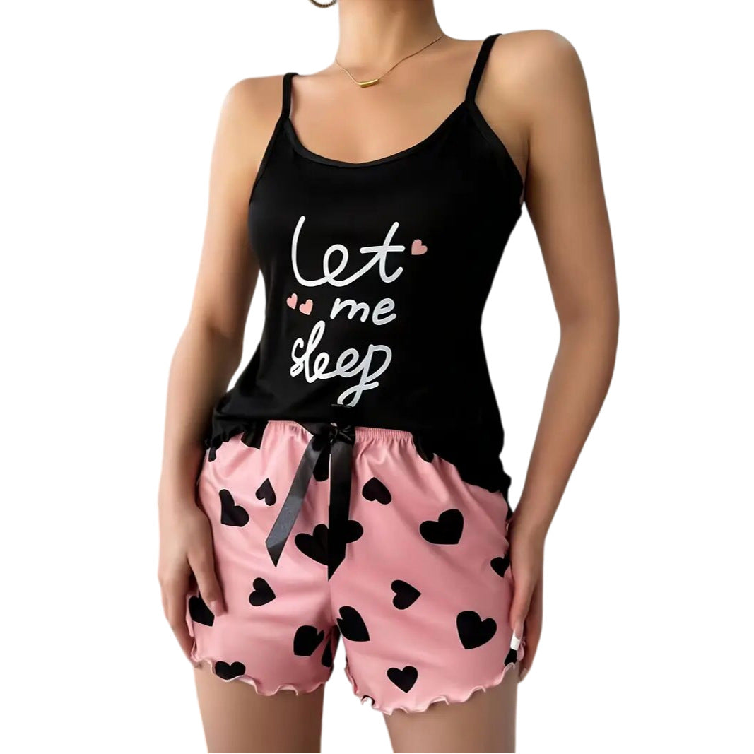 Breathable Backless Camisole Shorts For Women