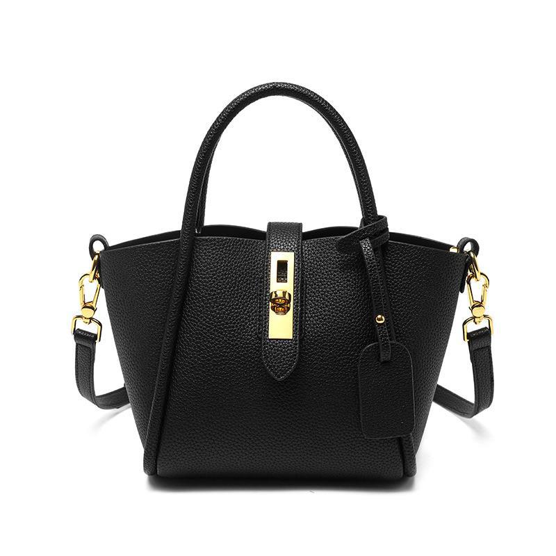 Basket Leather Female Bag Bucket Summer