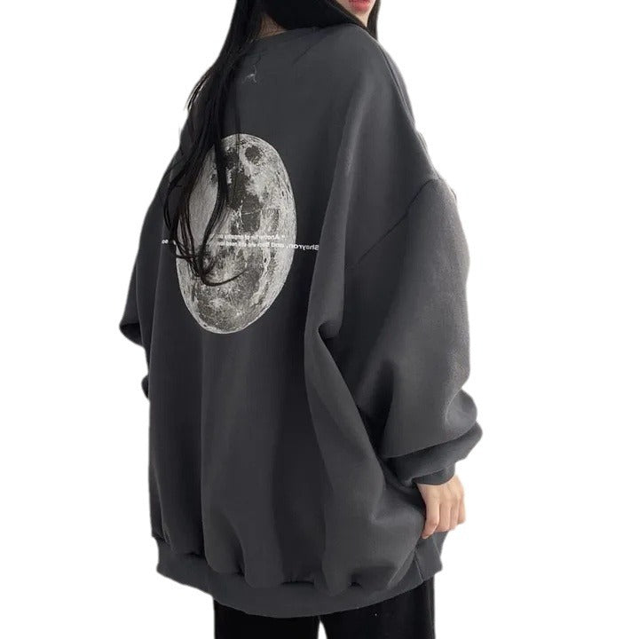 Heavy American Moon Plus Size Long Sleeve Sweater