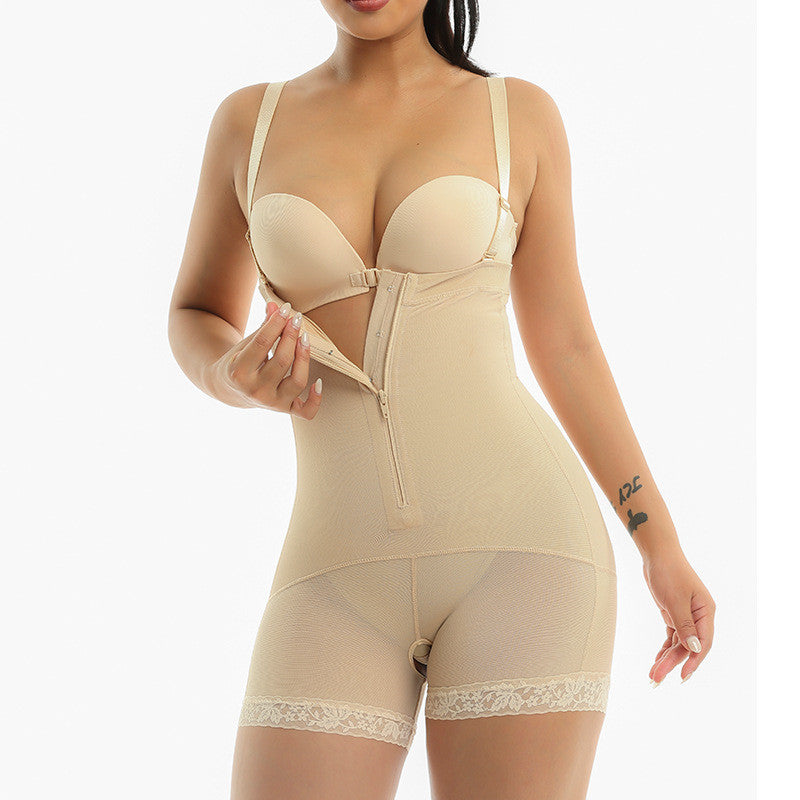 Large Size Removable Tight Belly Trimming Breathable One-piece Corset