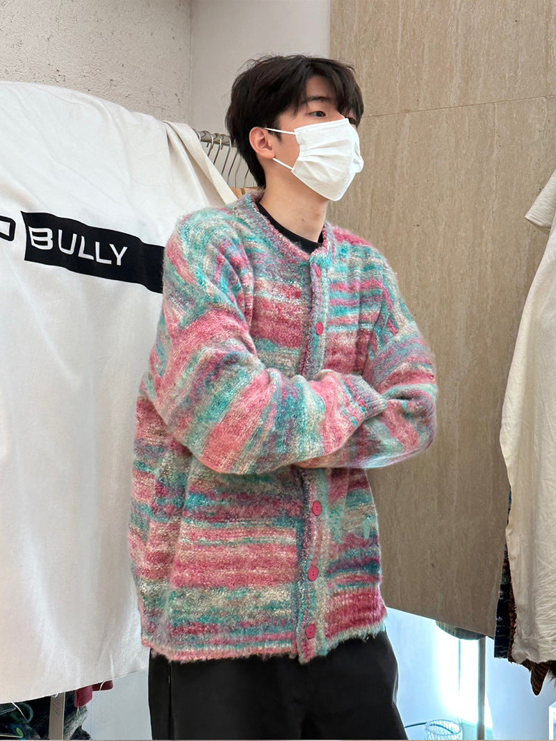 Autumn Contrast Color Pattern Sweater