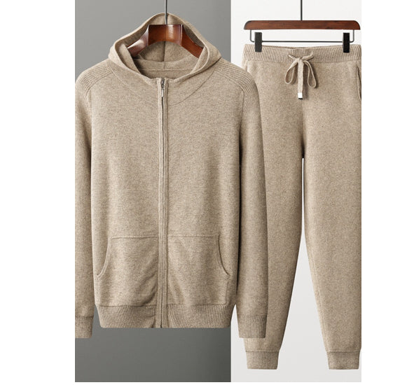 Thickened Casual Sports Cashmere Suit