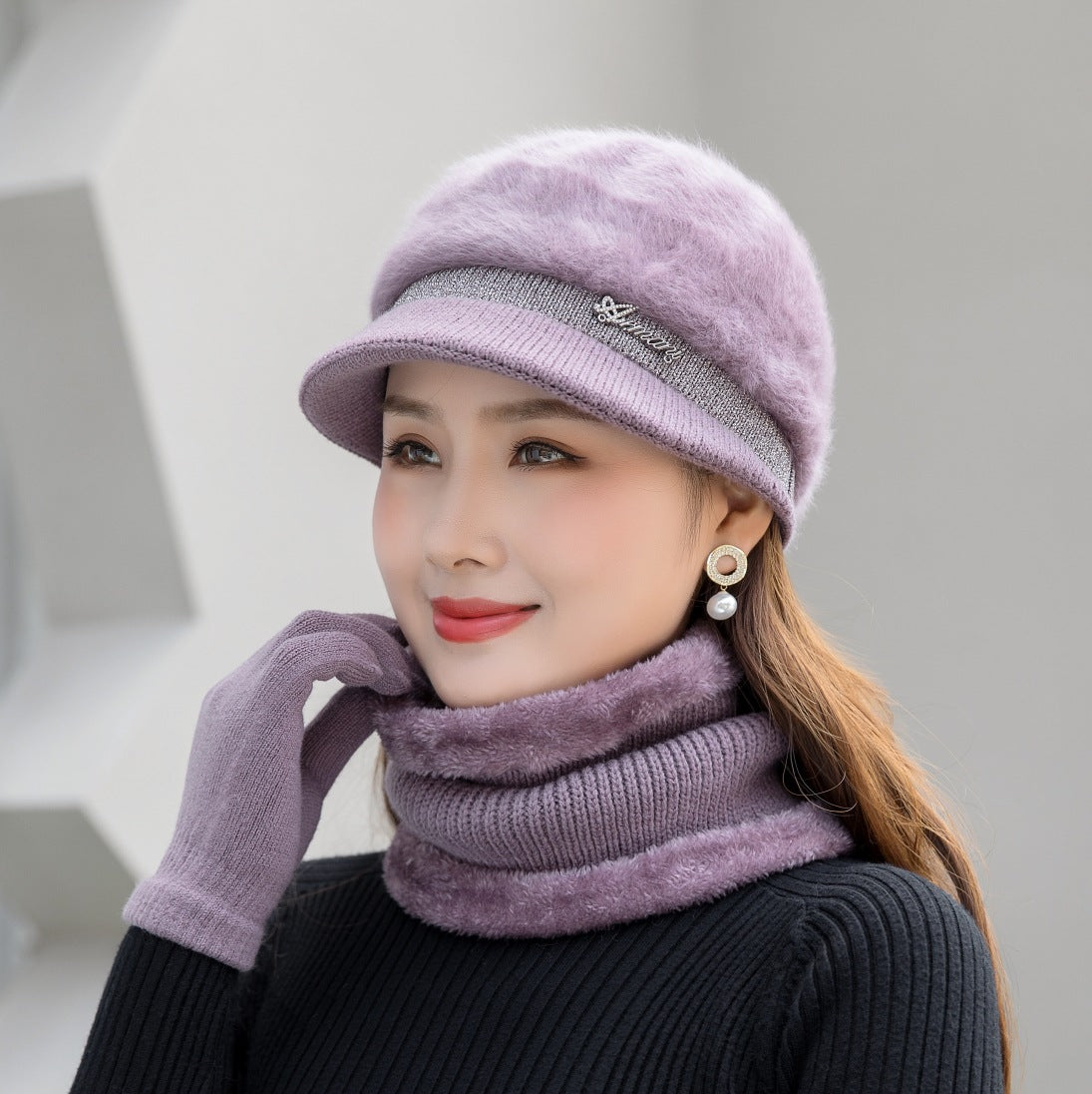 Knitted Rabbit Hair In Autumn And Winter