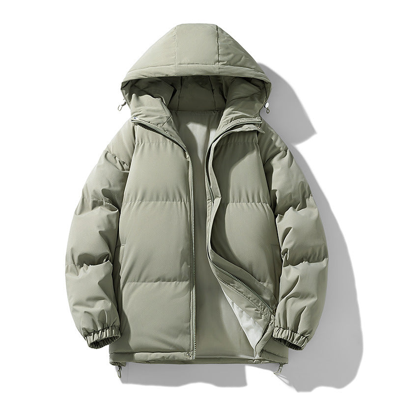 Winter Men's Cotton Hooded Loose Puffer Winter Coat